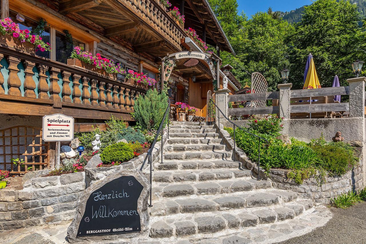 Groebl-Alm Haus Zur Schoenen Aussicht Graswang Exteriér fotografie