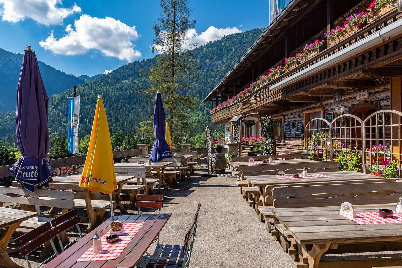 Groebl-Alm Haus Zur Schoenen Aussicht Graswang Exteriér fotografie