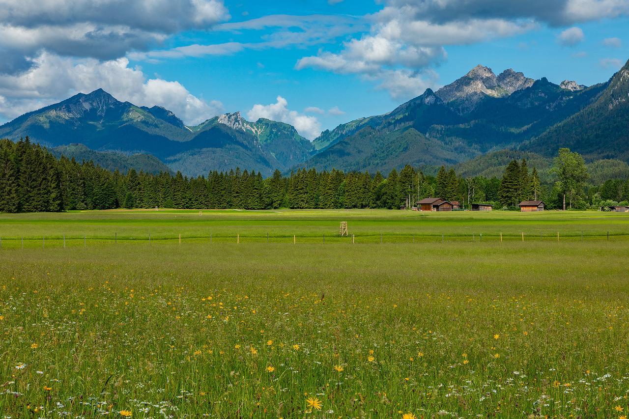 Groebl-Alm Haus Zur Schoenen Aussicht Graswang Exteriér fotografie
