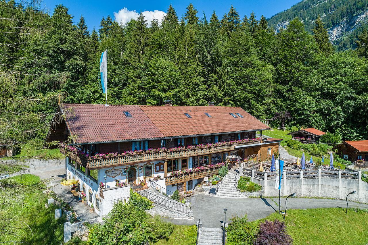 Groebl-Alm Haus Zur Schoenen Aussicht Graswang Exteriér fotografie