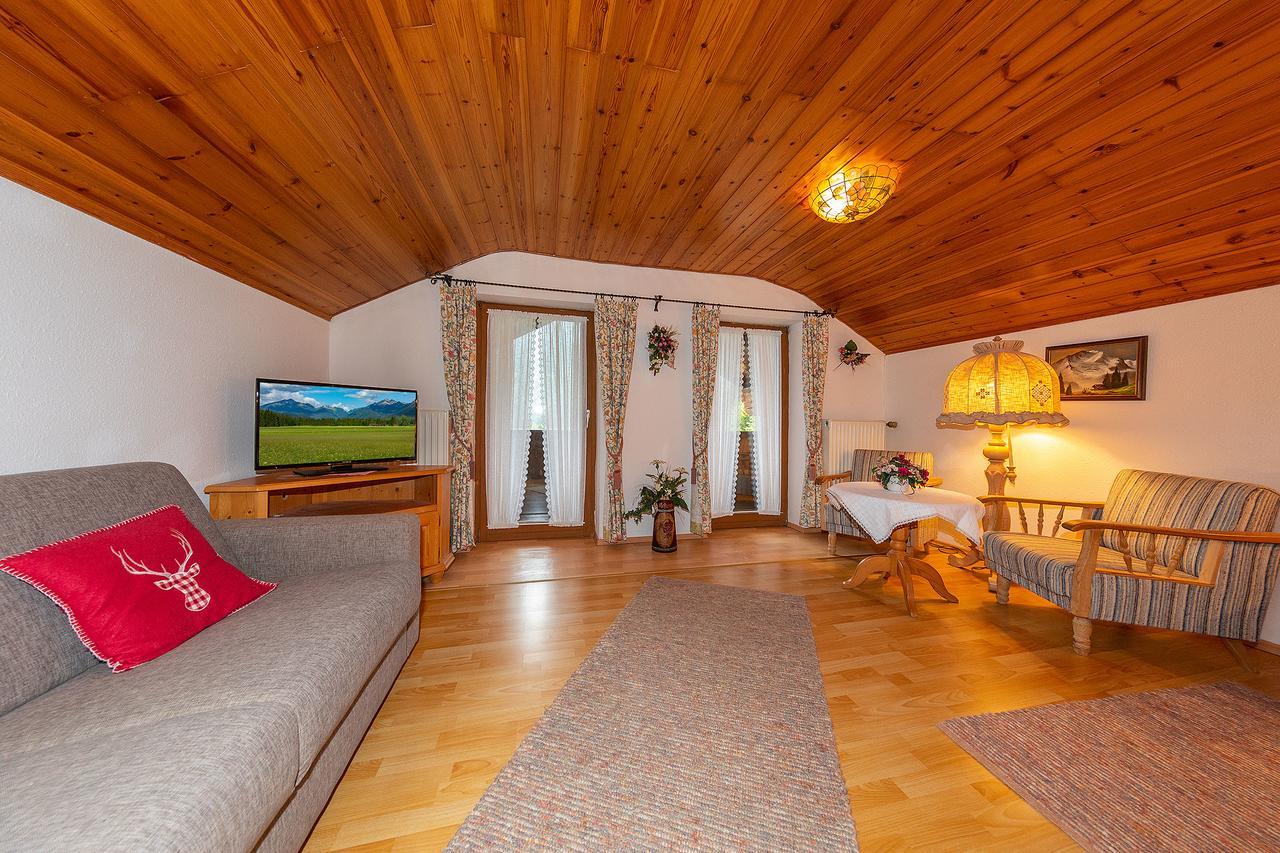 Groebl-Alm Haus Zur Schoenen Aussicht Graswang Exteriér fotografie
